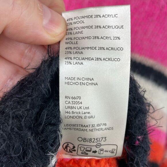 Free People Snowbird Sweater Multicolored Stripes size XS - Picture 13 of 16